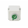 Przełącznik z obudową podświetlany LED zielony TRACON