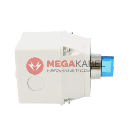 Przełącznik z obudową podświetlany LED niebieski NC/NO NYGBK2665KT TRACON