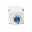 Przełącznik z obudową podświetlany LED niebieski NC/NO NYGBK2665KT TRACON