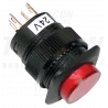 Pushbutton with indicator light mini red TRACON