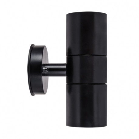 GORDON black 2xGU10 garden wall lamp 03937