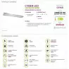 CYBER LED wall lamp 14W silver NW 03968 STRUHM decorative lamp.