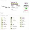 Decorative wall lamp BREGO LED 14W chrome NW 03973 STRUHM