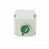 Pushbutton with housing illuminated green TRACON