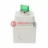 Pushbutton with housing illuminated green TRACON