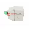 Pushbutton with housing illuminated green TRACON