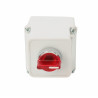 Pushbutton with housing flat protruding green TRACON