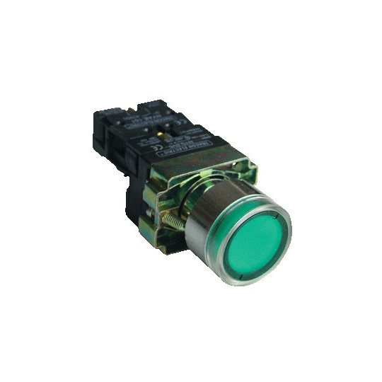 Illuminated pushbutton green TRACON