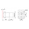 Switch with housing 3-position 230V TRACON