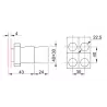 Switch with housing 3-position 230V TRACON