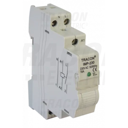Pulse relay 230V AC 16A IMP-230 Tracon Pulse relay 230V AC 16A IMP-230 Tracon