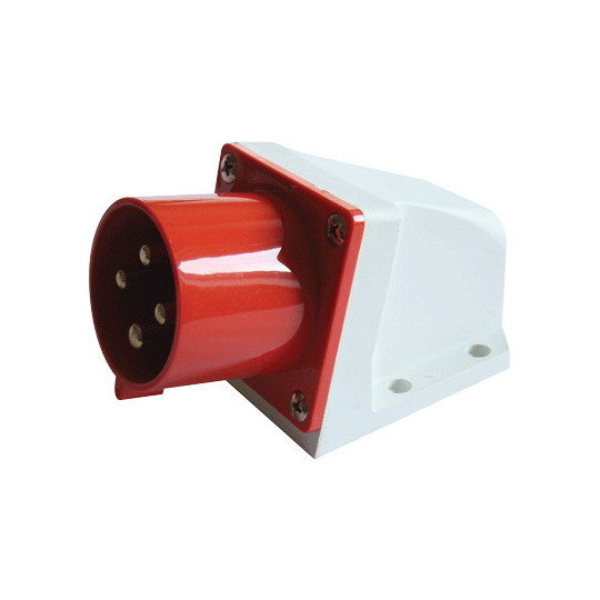Industrial flush-mounted plug 32A 400V 3P+E TICS-524 TRACON