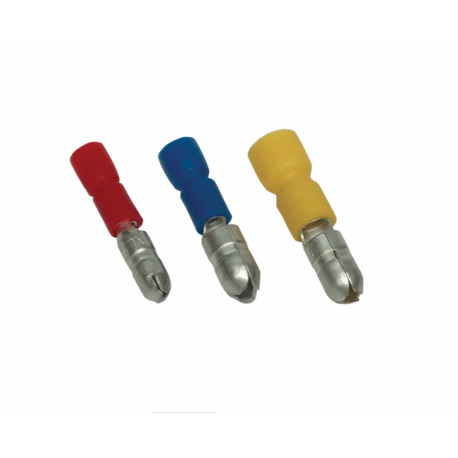 Końcówka wtykowa miedź cynow 1,5mm PVC czerwona PH4 TRACON