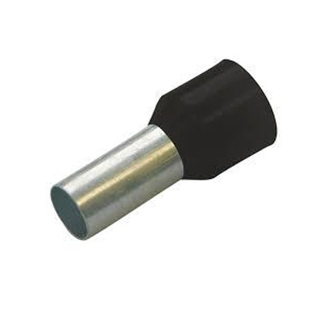 Cable end sleeve 1.5-10 mm black 100 pieces ERGOM