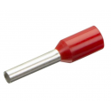 Końcówka kabla tulejka 1,0-8mm czerwona 100 szt ergom