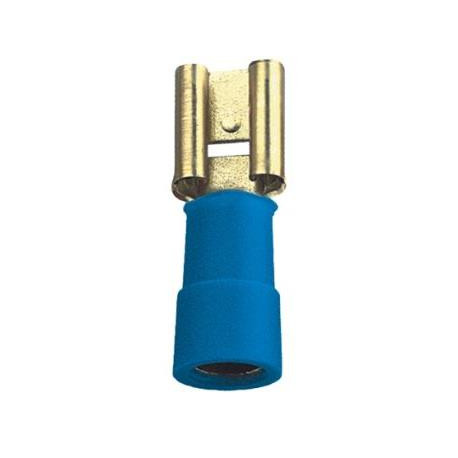 Insulated connector socket blue MSE 6,3-2SN ERGOM