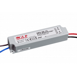 Switching power supply 20W 12V 1,67A IP67 GPV-20-12 GLP