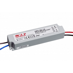 Switching power supply 20W 12V 1,67A IP67 GPV-20-12 GLP