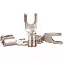 Fork cable end ZL 4-2.5 without insulation package of 100 pieces 33125 ERGOM