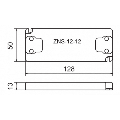 Zasilacz LED slim 12V 12W 1A ZNS-12-12 Zamel