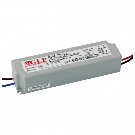 Switching power supply 24V 3A 75W IP67 GPV-75-24 MPL GLP