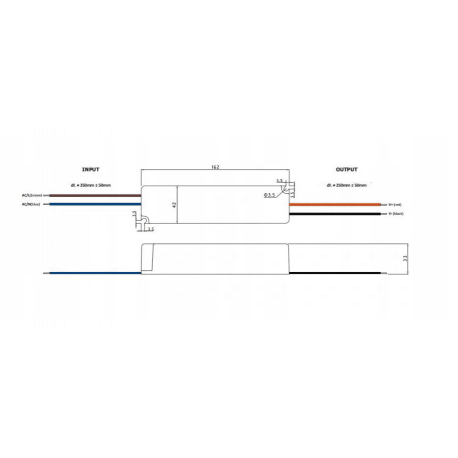 Switching power supply 24V 3A 75W IP67 GPV-75-24 MPL GLP