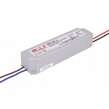 Switching power supply 24V 2,5A 60W IP67 GPV-60-24 MPL GLP