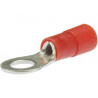 Female cable end with insulation ZSY 6.3-1 red pack of 100 pieces ERGOM