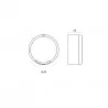 Switching power supply for LED luminaires ZOL 7 230V 10V 7W Skoff