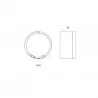 Switching power supply for LED luminaires ZOL 15 230V 10V 15W Skoff