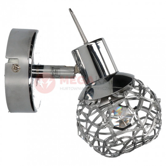 Decorative wall lamp LUTON-1 chrome G9 230V Vitalux