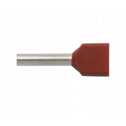HI 2x1.5/12 insulated sleeve terminal red pack of 100 pieces ERGOM