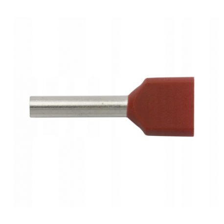 HI 2x1.5/12 insulated sleeve terminal red pack of 100 pieces ERGOM