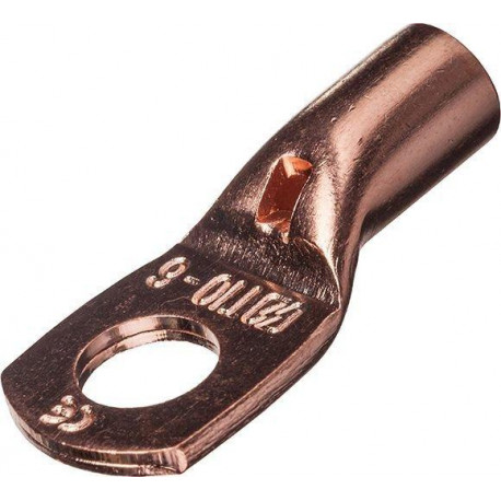 Zinc copper ring end 25/M10 KN25F10 without insulation ERGOM