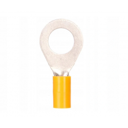 Yellow insulated ring terminal KOV 10-6 Erko