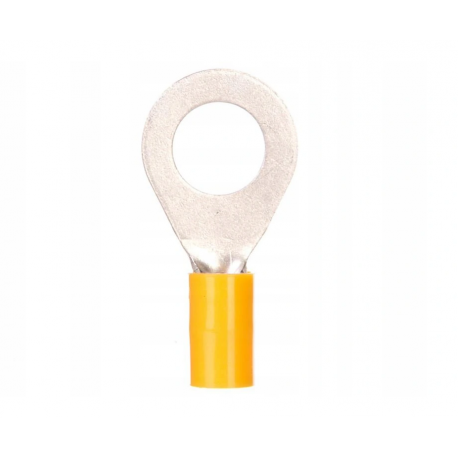 Yellow insulated ring terminal KOV 10-6 Erko