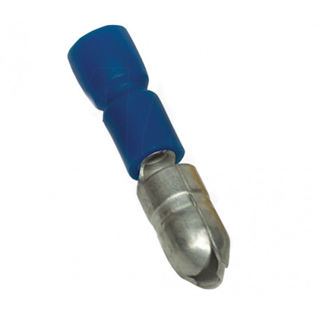 Tin copper plug end 2.5mm PVC blue KH4 ERGOM