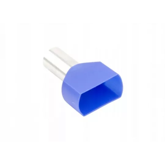 HI 2x16 blue insulated sleeve terminal Ergom