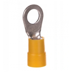 Cu ring terminal yellow insulation KOE 4-6 Erko