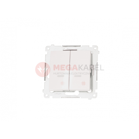 Simon54 DW7/2.01/411 white underwire cross-connector