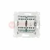 Simon54 double cross switch DW7/2.01/411 white SIMON