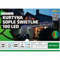 Curtain icicle LED100/G/S multicolor outdoor 4,25m OKEJLUX
