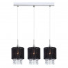 ASTRA MDM-1953/3BK Black pendant lamp 3xE14 Italux.