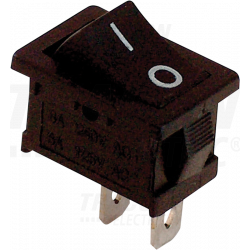 Rocker switch black 250V...
