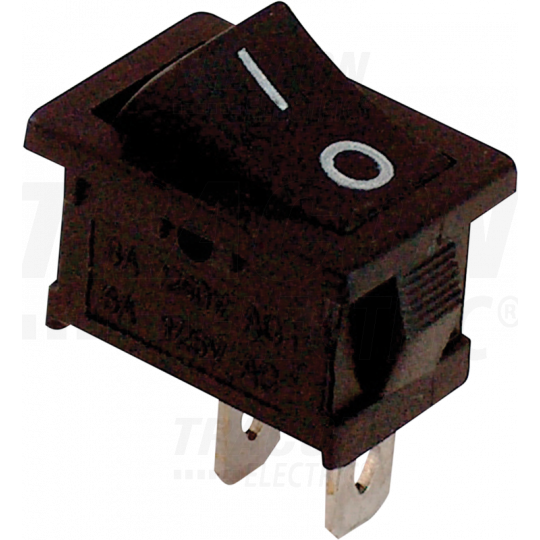 Rocker switch black 250V TRACON