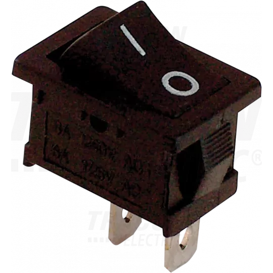 Rocker switch black 250V TRACON Rocker switch black 250V TRACON