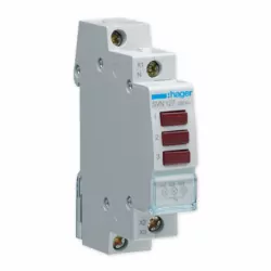 Lampka moduowa 3-fazowa czerwona SVN127 230V Hager