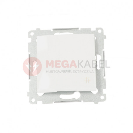 Simon54 Łącznik krzyżowy podświetlany DW7L.01/11 biały SIMON