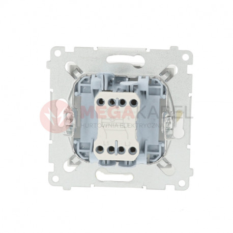 Simon54 Łącznik krzyżowy podświetlany DW7L.01/11 biały SIMON