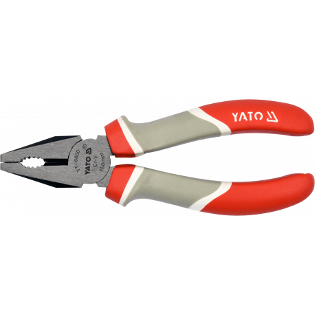 Szczypce uniwersalne 160mm rękojeść dwukolorowe YT-6600 YATO